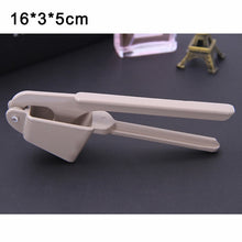 Load image into Gallery viewer, Metal Garlic Press Manual Garlic Ginger Quick Squeezer Multifunction Crusher Antirust Durable Hand Squeeze Garlic Peeling Device
